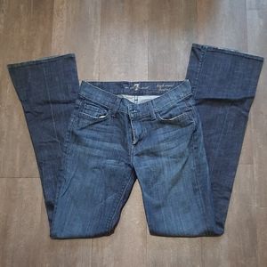 7 for all mankind high waist bootcut
